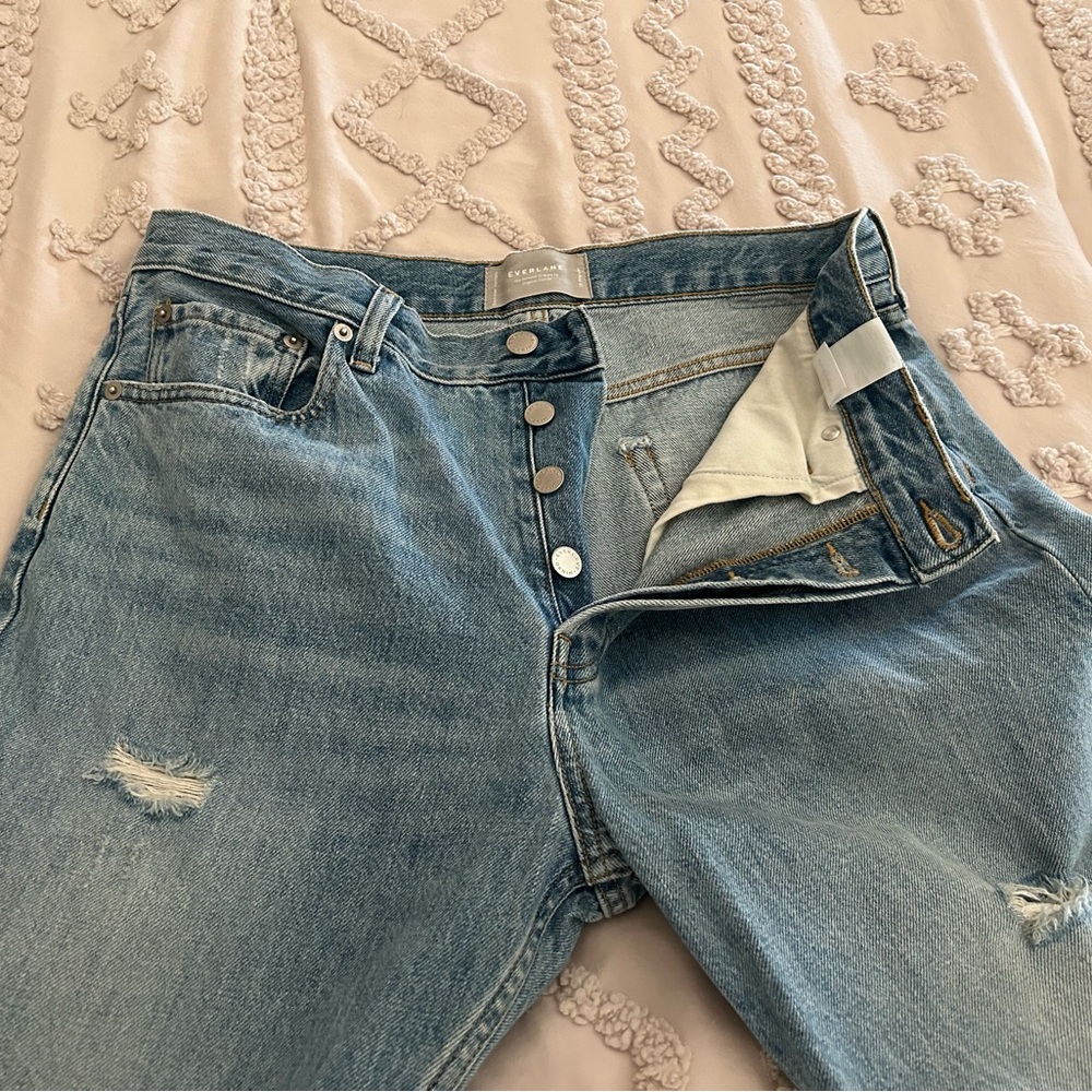 Everlane Women's Boyfriend Jeans in Light Blue
